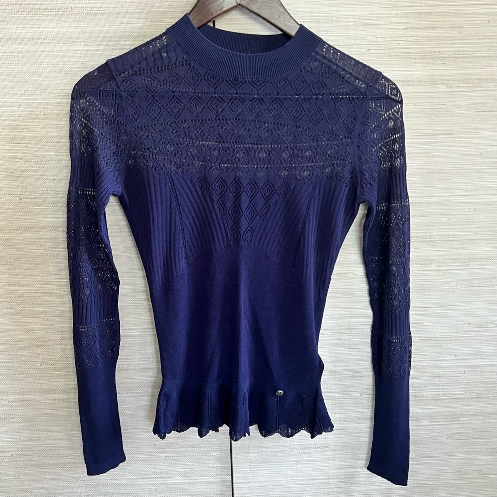 Ted Baker Sheer Light Sweater - Sz 2